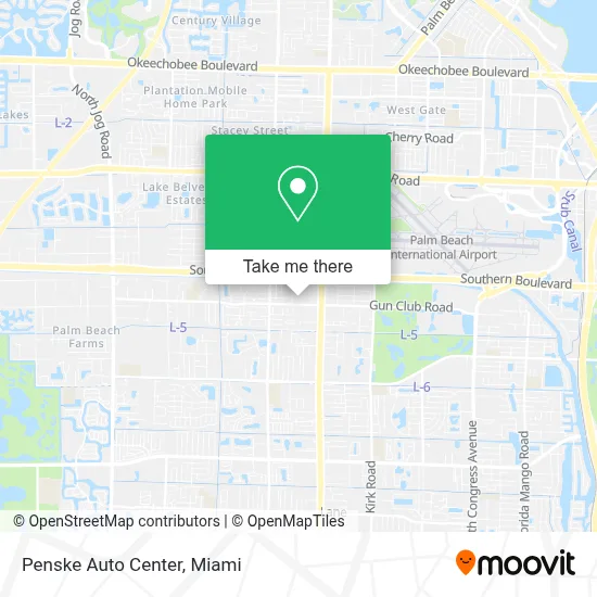 Penske Auto Center map