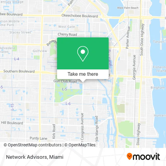 Network Advisors map