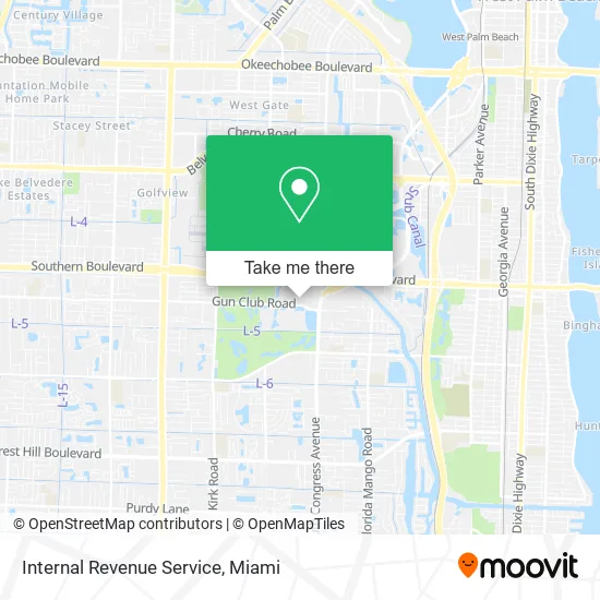 Internal Revenue Service map