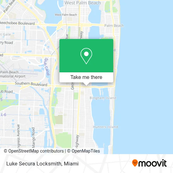 Luke Secura Locksmith map