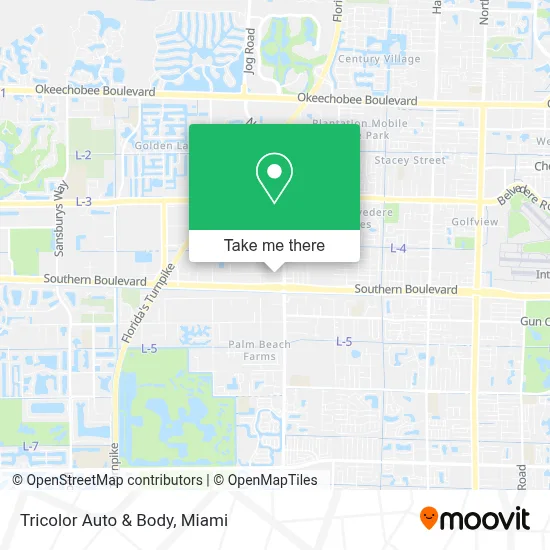 Tricolor Auto & Body map