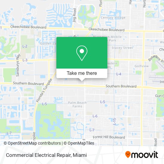 Commercial Electrical Repair map