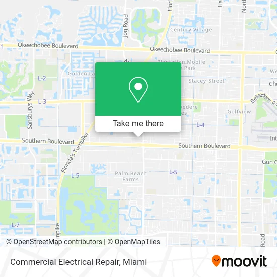 Commercial Electrical Repair map