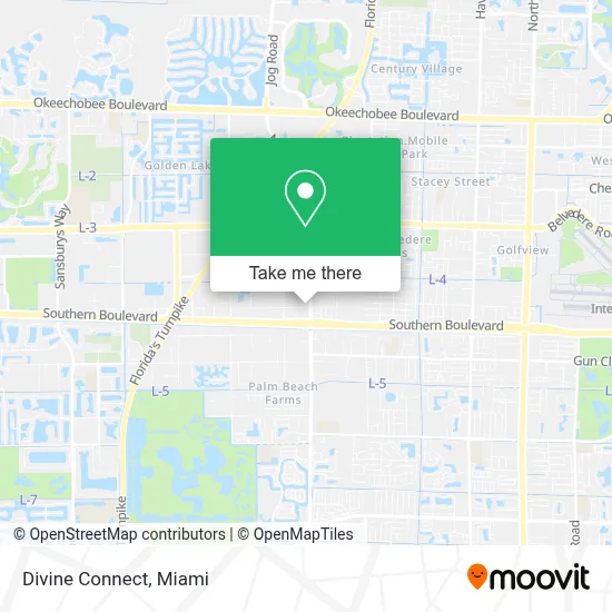 Divine Connect map