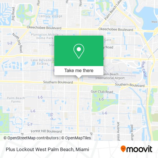 Plus Lockout West Palm Beach map