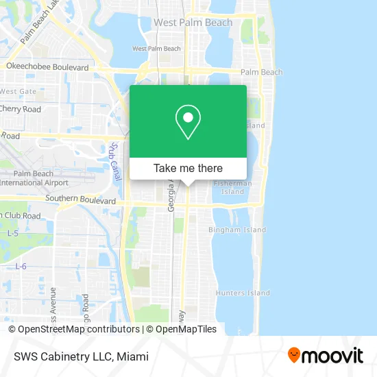 Mapa de SWS Cabinetry LLC