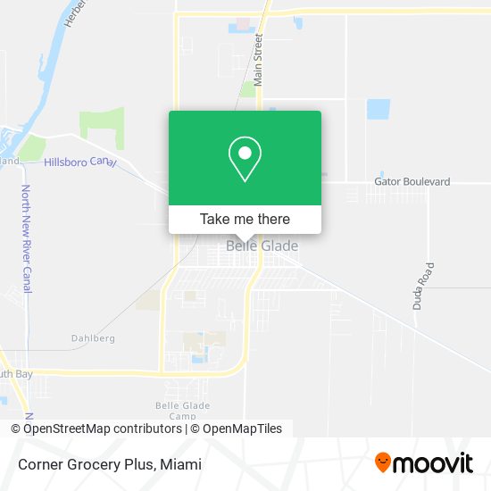 Corner Grocery Plus map