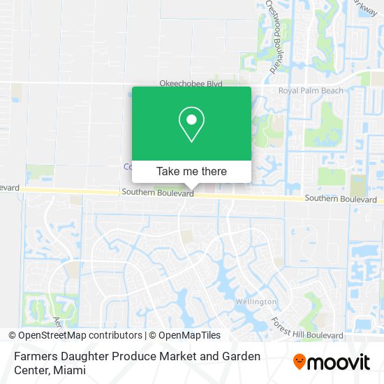 Farmers Daughter Produce Market and Garden Center map