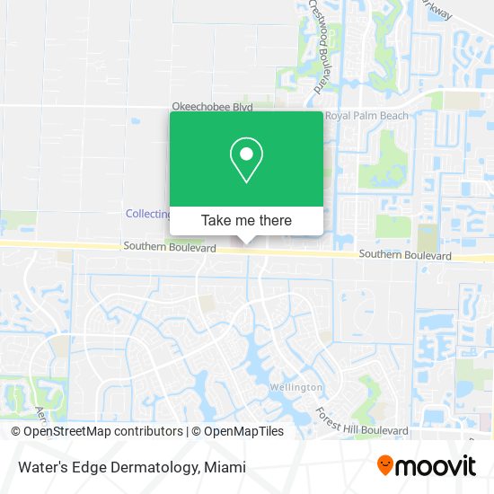 Water's Edge Dermatology map