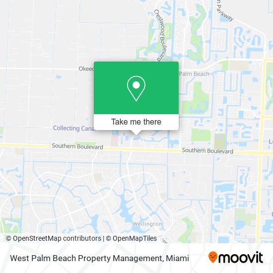 West Palm Beach Property Management map