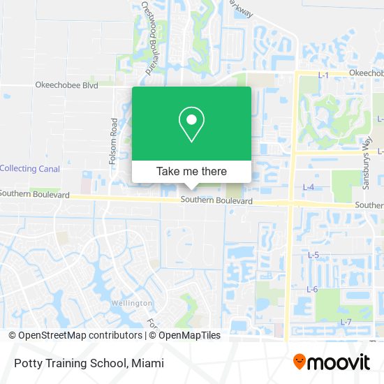 Mapa de Potty Training School