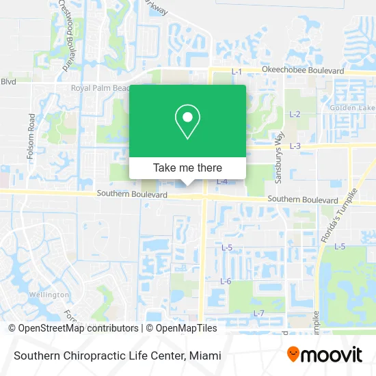 Southern Chiropractic Life Center map