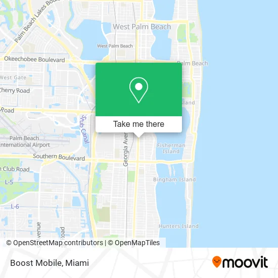 Boost Mobile map