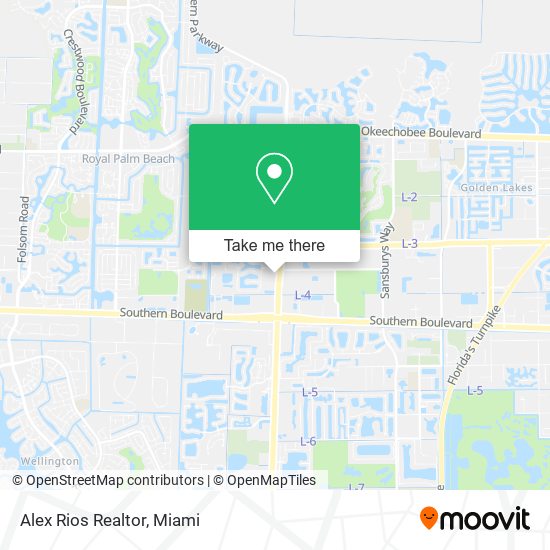 Mapa de Alex Rios Realtor