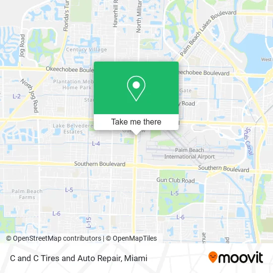 C and C Tires and Auto Repair map