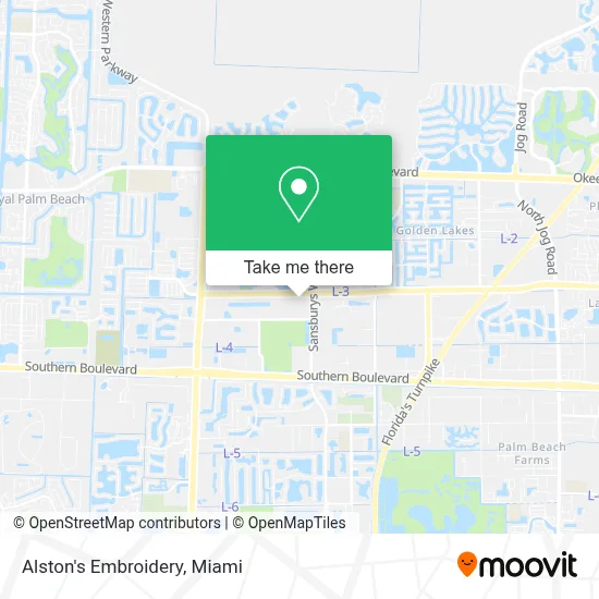 Alston's Embroidery map