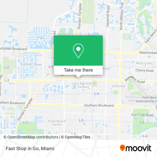 Mapa de Fast Stop in Go