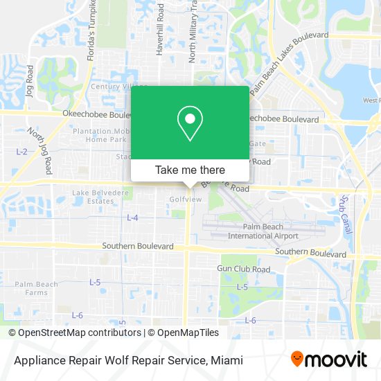 Mapa de Appliance Repair Wolf Repair Service