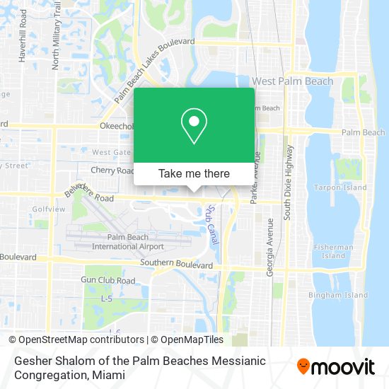 Gesher Shalom of the Palm Beaches Messianic Congregation map