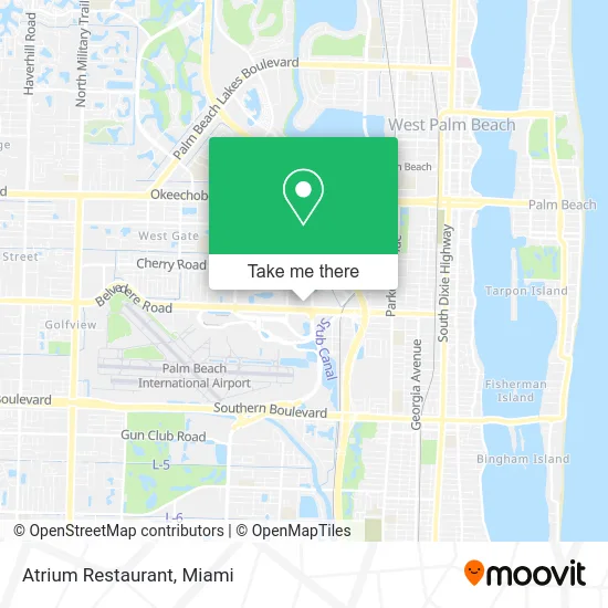 Atrium Restaurant map