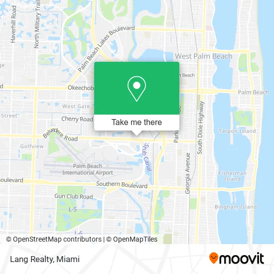Lang Realty map