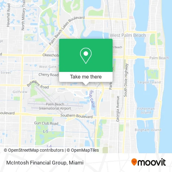 Mapa de McIntosh Financial Group