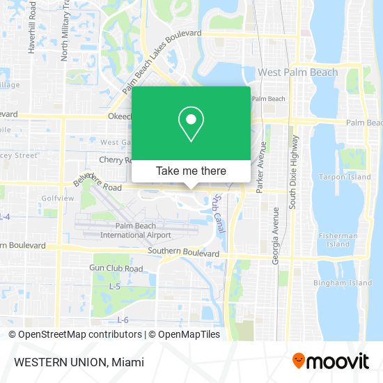 Mapa de WESTERN UNION