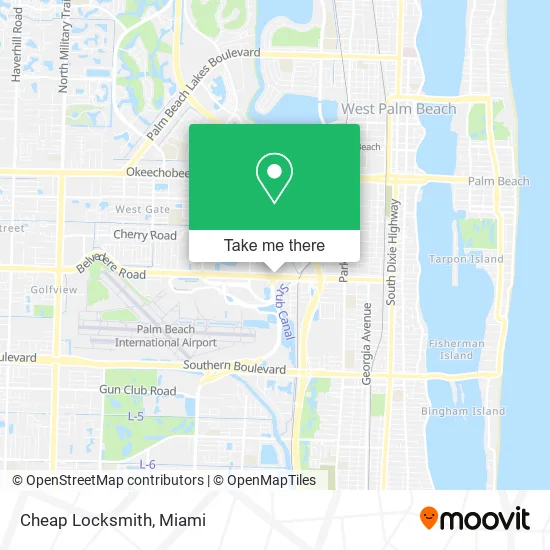 Cheap Locksmith map