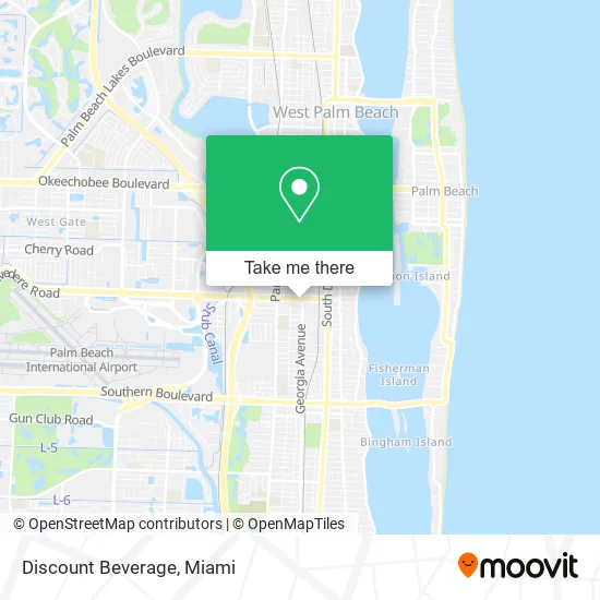 Discount Beverage map