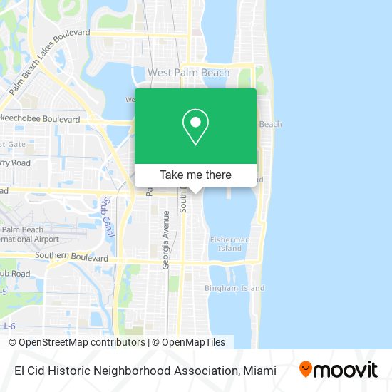 Mapa de El Cid Historic Neighborhood Association