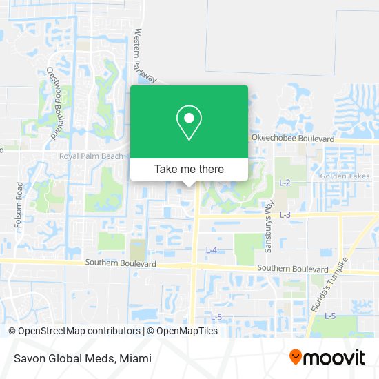 Savon Global Meds map