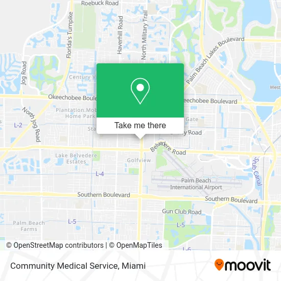 Community Medical Service map