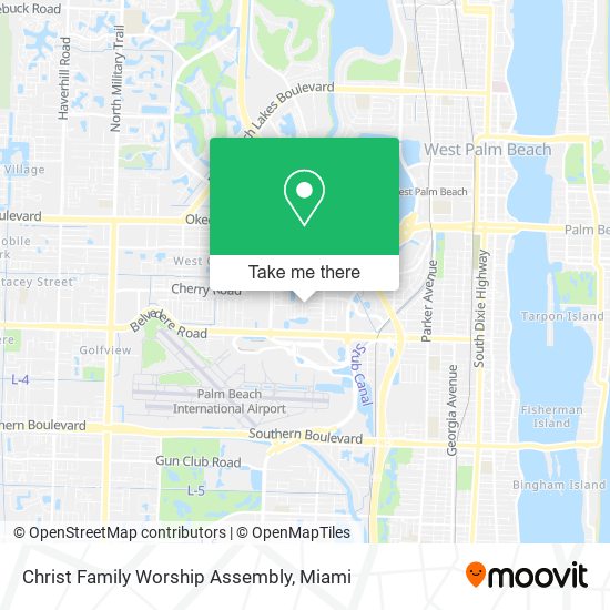 Mapa de Christ Family Worship Assembly