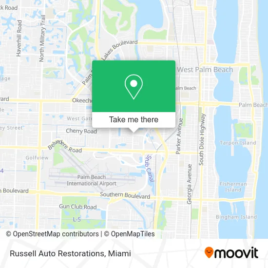 Russell Auto Restorations map
