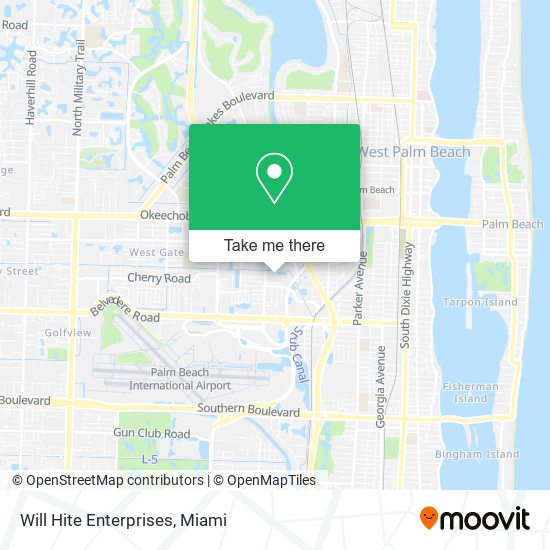 Will Hite Enterprises map