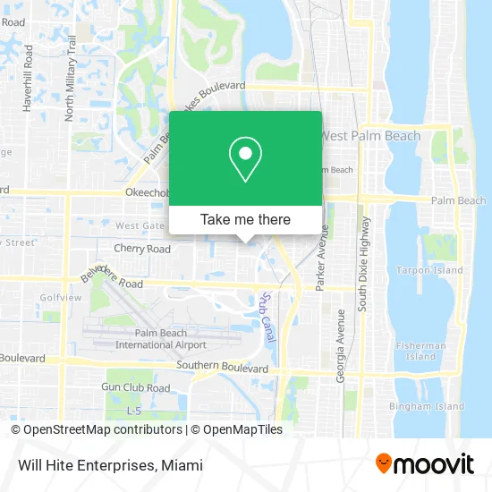 Will Hite Enterprises map