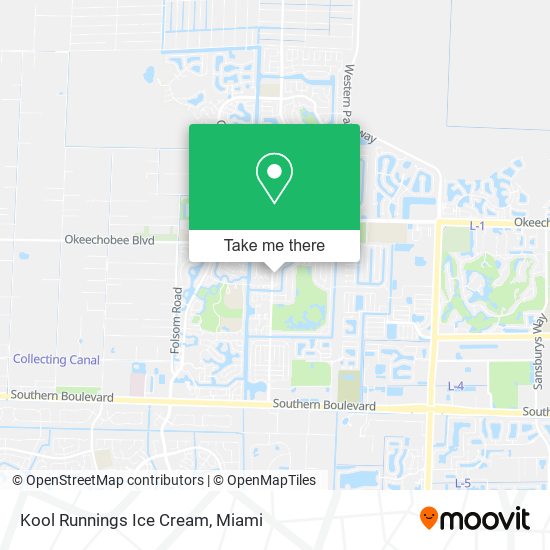 Mapa de Kool Runnings Ice Cream