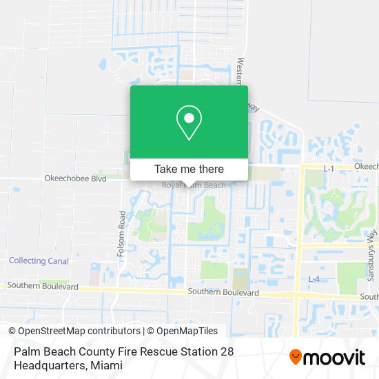 Palm Beach County Fire Rescue Station 28 Headquarters map