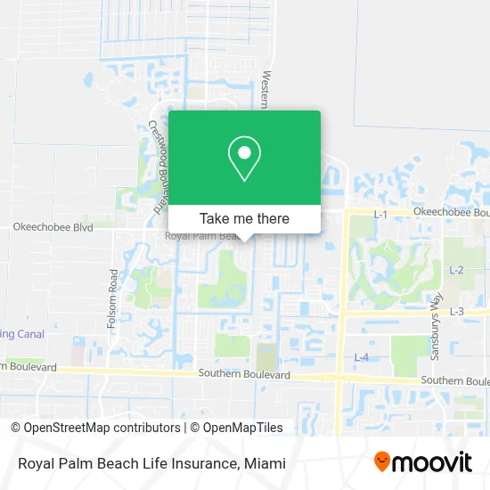 Royal Palm Beach Life Insurance map