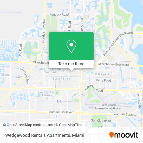 Mapa de Wedgewood Rentals Apartments