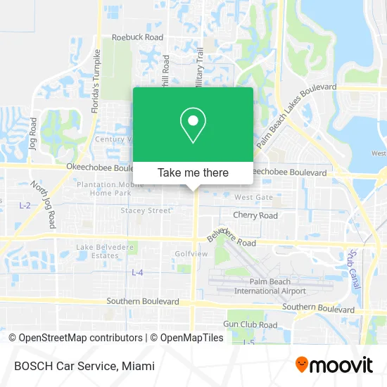 BOSCH Car Service map