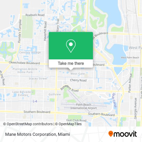 Mane Motors Corporation map