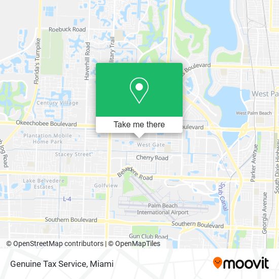 Mapa de Genuine Tax Service