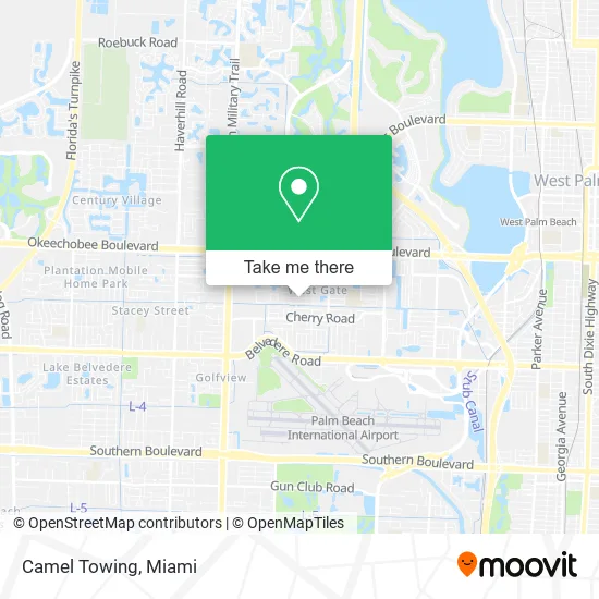 Mapa de Camel Towing