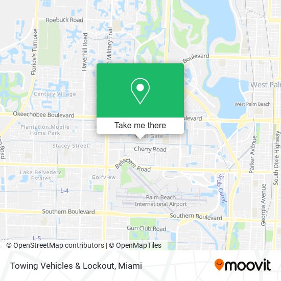 Towing Vehicles & Lockout map