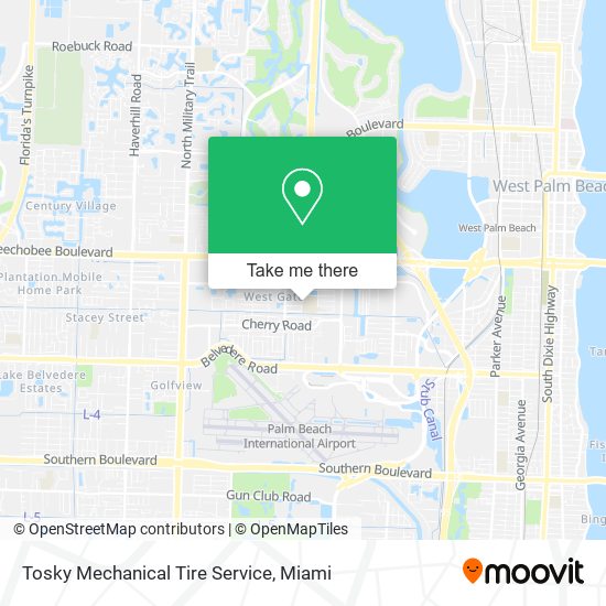 Tosky Mechanical Tire Service map