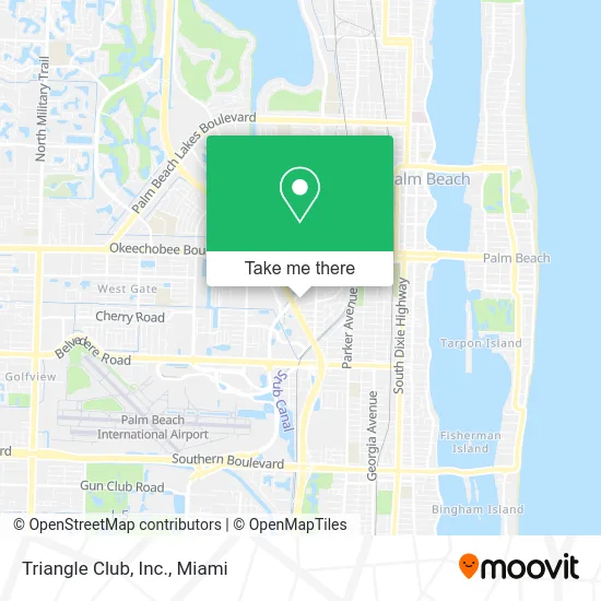 Triangle Club, Inc. map