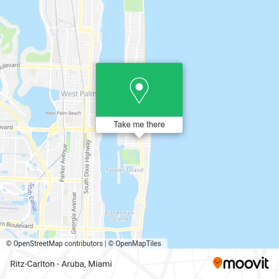 Ritz-Carlton - Aruba map