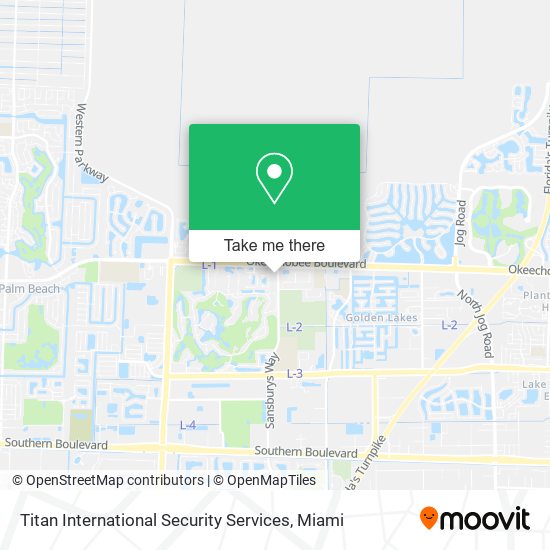 Mapa de Titan International Security Services