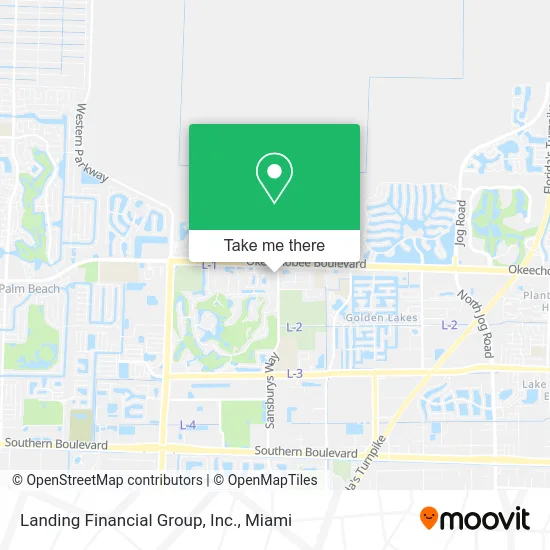 Landing Financial Group, Inc. map
